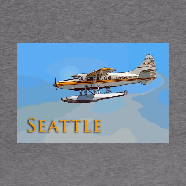 Seattle Seaplane landing by WelshDesigns